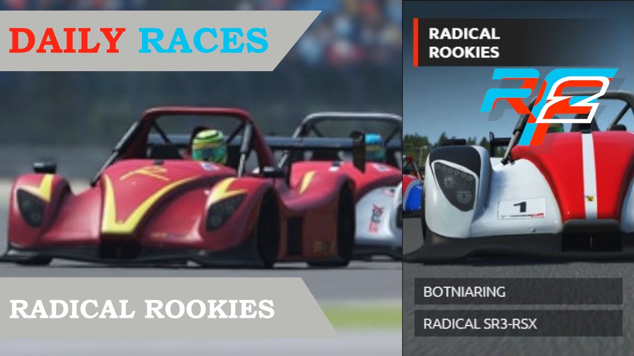 Daily Races Beginner | Radical SR3 - Botniaring | rFactor2 Beta release-candidate de A tot Drap Simulador