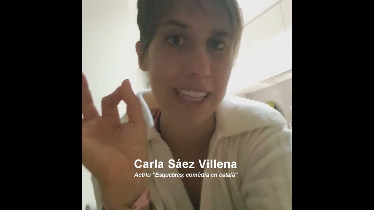 Carla Sáez - Actriu d'Esquetxes #short #Esquetxes de Esquetxes