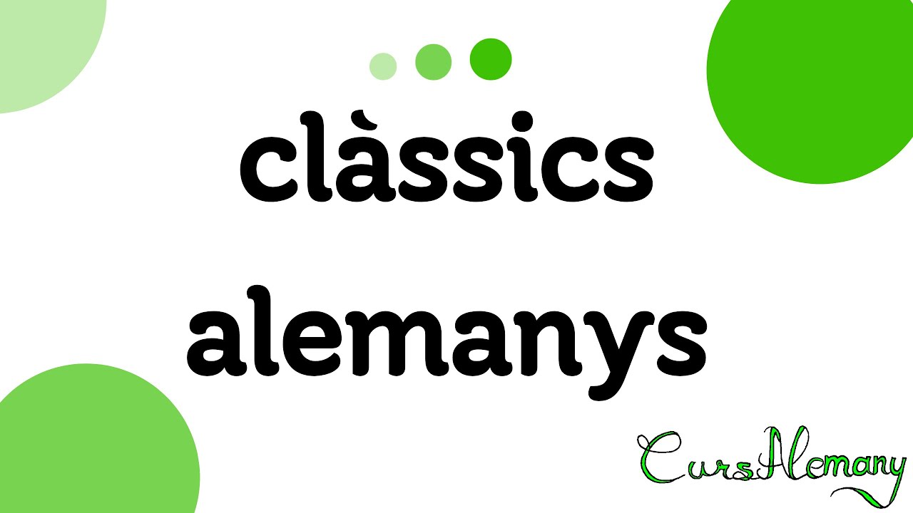 Coneixes aquests clàssics alemanys? de CursAlemany