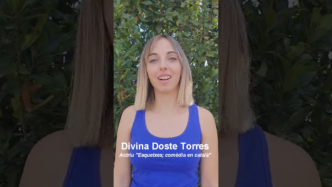 Divina Doste Torres - Actriu d'Esquetxes #short #Esquetxes de Esquetxes