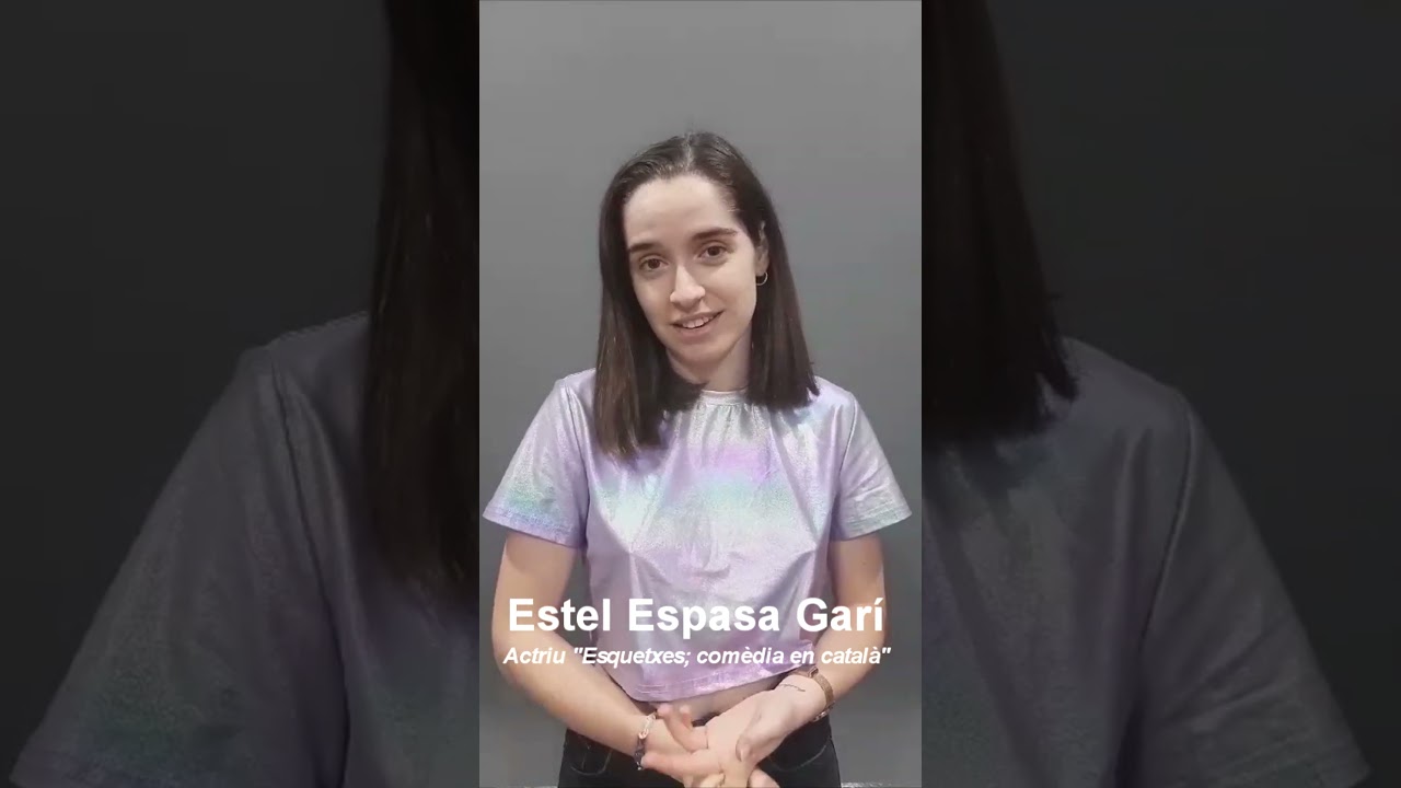Estel Espasa Garí - Actriu d'Esquetxes #short #Esquetxes de Esquetxes