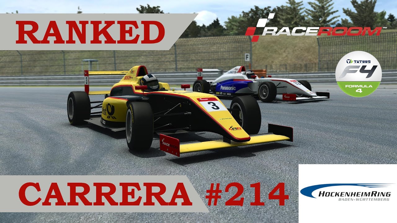 📈 RaceRoom - Ranked Cursa #214 - Circuit #hockenheimring - Tatuus F4 de A tot Drap Simulador