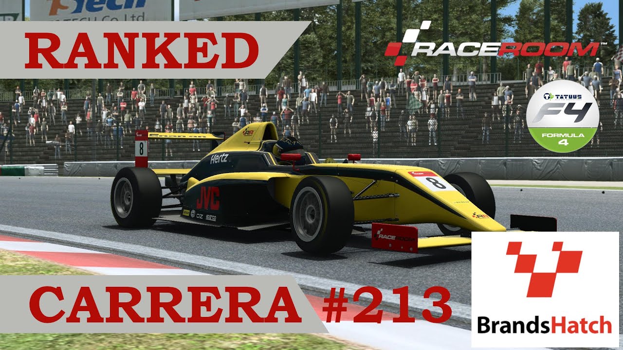 📈 RaceRoom - Ranked Cursa #213 - Circuit #brandshatch - Tatuus F4 de A tot Drap Simulador