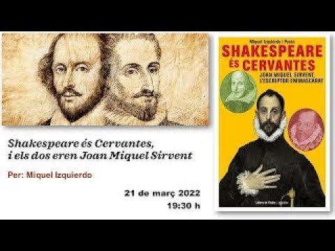 Shakespeare és Cervantes, i els dos eren el dramaturg Joan Miquel Sirvent de LA GOTA CATALANA