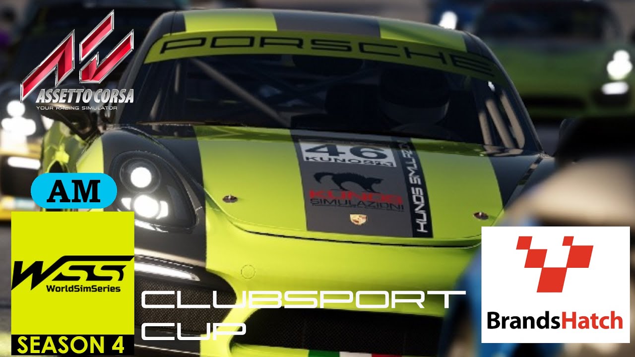 WSS Licenses | Clubsport Cup - Brands Hatch | World SIM Series de A tot Drap Simulador