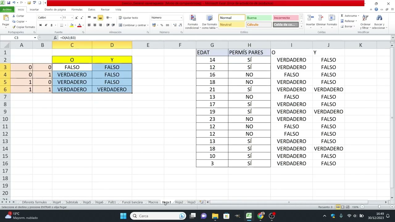 Subtotals, taula dinàmica i gràfics d'Excel amb el Projecte de COMPETIC 3 del curs 22/23, part 4 de Xavier Àgueda COMPETIC