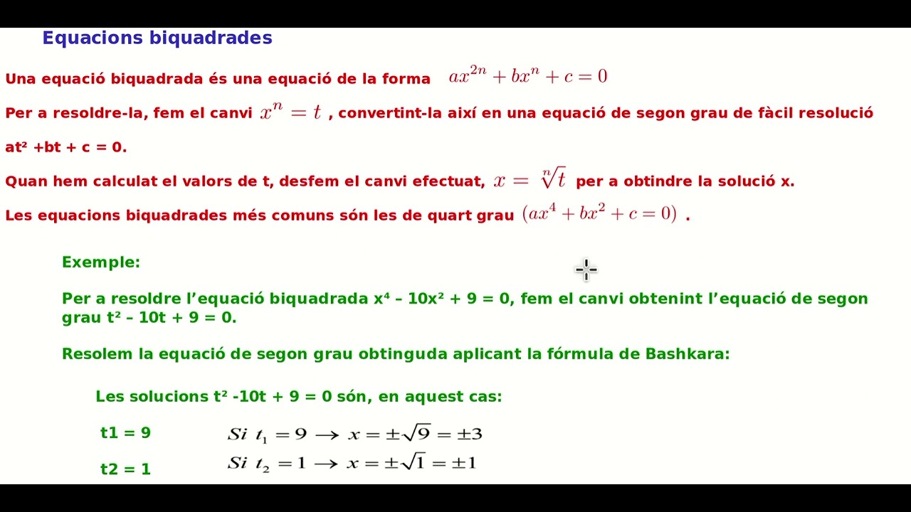Equacions Biquadrades de Jordi Bardají