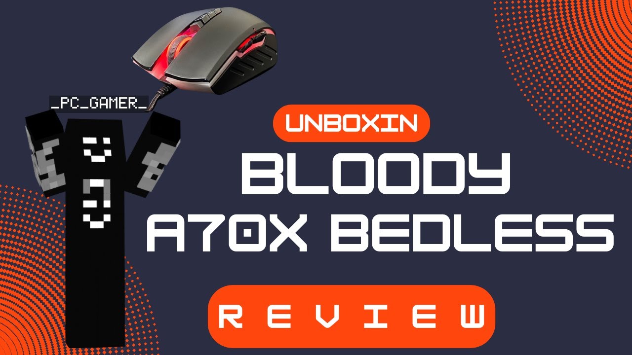 Unboxing/Review of the "Bloody A70x Bedless" Is it the best mouse? de aran_ninja