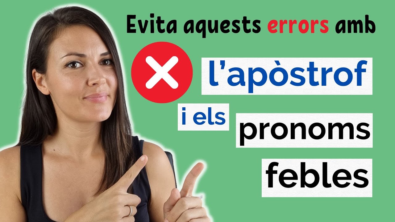 ⭐ L'apostrofació dels PRONOMS FEBLES | ❌ 5 ERRORS | Aprèn a apostrofar-los correctament de Parlem d'escriure en català