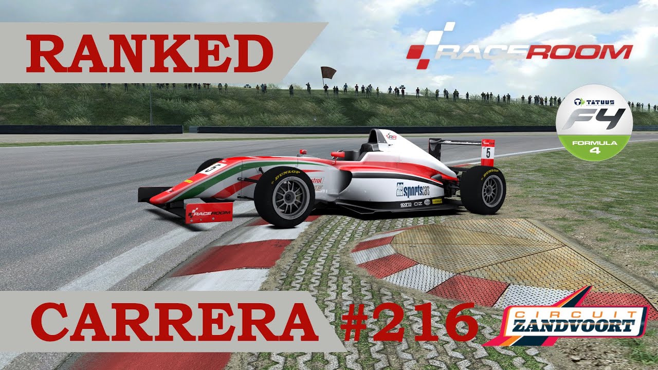 📈 RaceRoom - Ranked Cursa #216 - Circuit #zandvoort - F4 Tatuus de A tot Drap Simulador