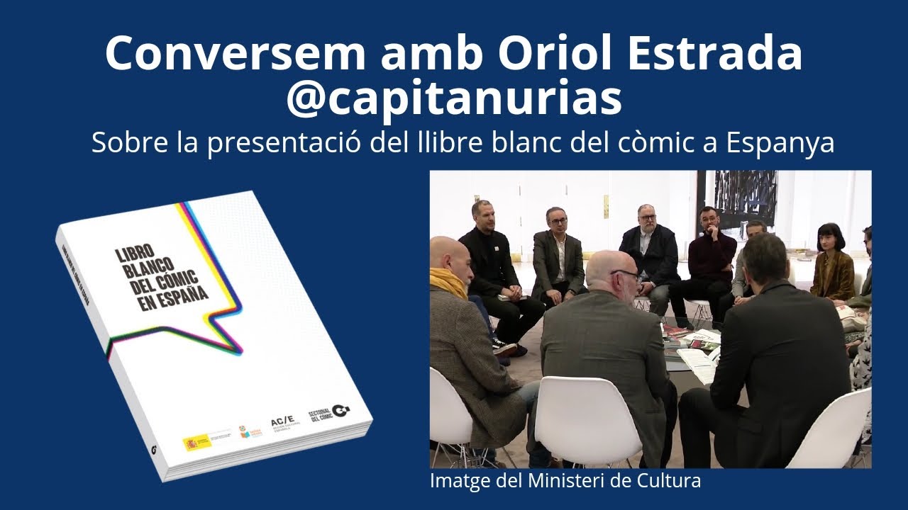 Conversem amb Oriol Estrada sobre la presentació del Llibre Blanc del Còmic a Espanya de LaBatcova