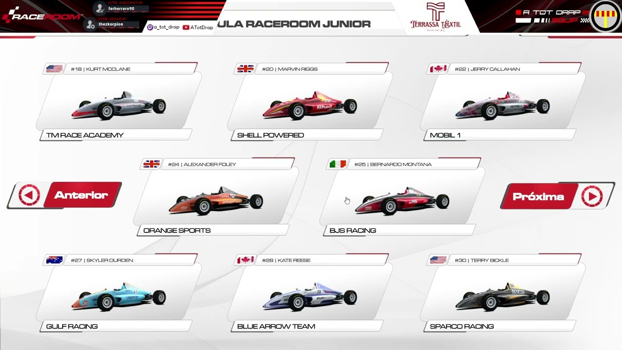 Xmas SplitRoom | Formula Jr & TCR Cup de A tot Drap Simulador