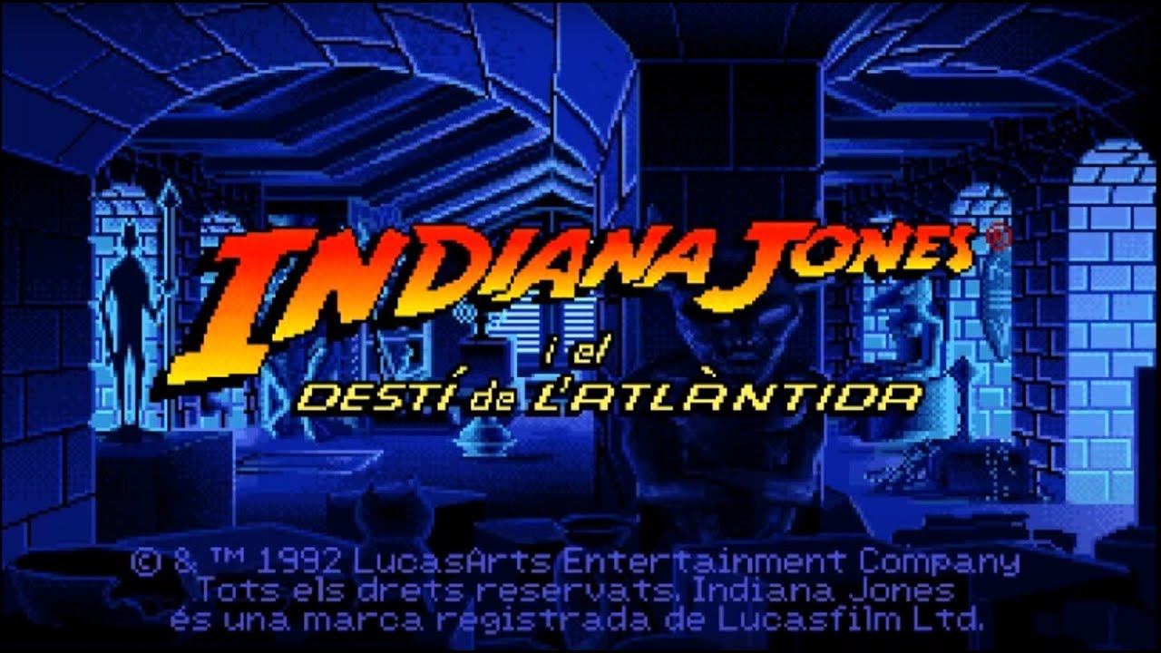Jugant al videojoc d'Indiana Jones and the Fate of Atlantis en català capítol 7_Enginy TERCER FINAL de Emilio López