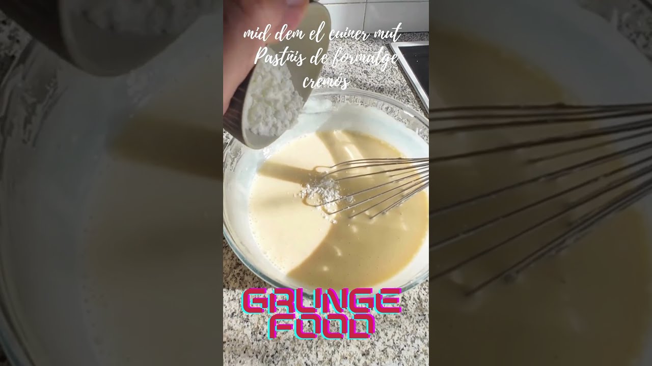 Grounge Food Pastis de formatge cremós de El cuiner mut