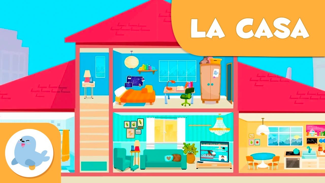 Aprèn les habitacions de la casa | Vocabulari per a nens en català de Smile and Learn - Català