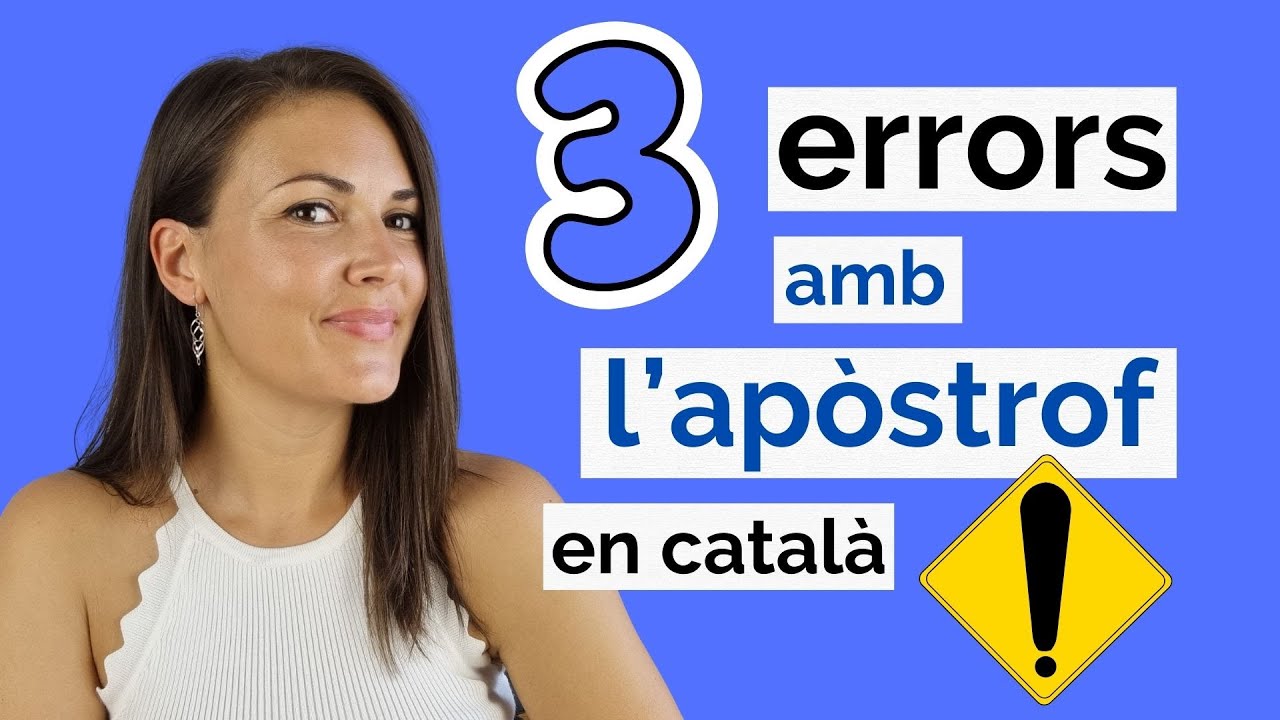 😅 3 errors amb l'APÒSTROF | Evita'ls! Apostrofació en català de Parlem d'escriure en català