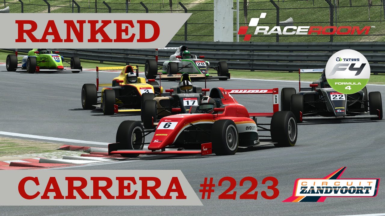 📈 RaceRoom - Ranked Cursa #223 - Circuit #zandvoort - Tatuus F4 de A tot Drap Simulador