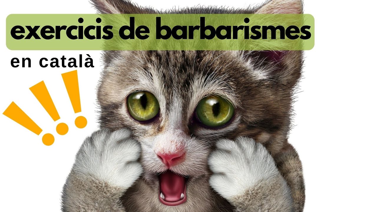 😱 EXERCICIS de BARBARISMES en català de Parlem d'escriure en català