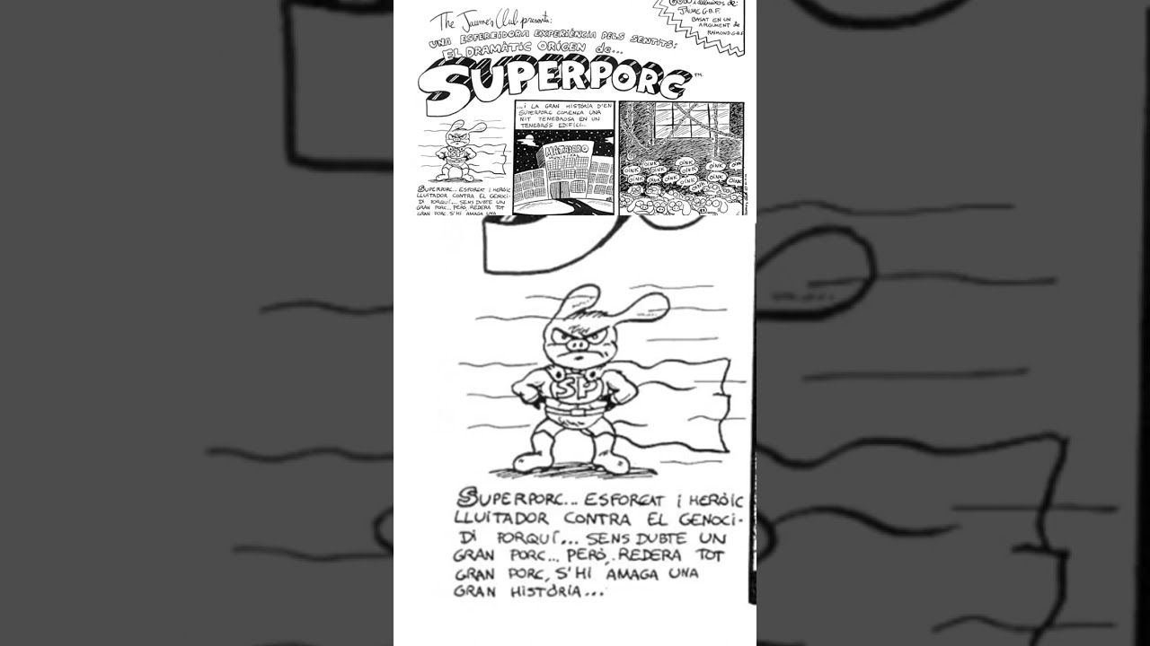 Superporc, el meu còmic més exitós!!! | jaufibla on #Twitch de JauTV