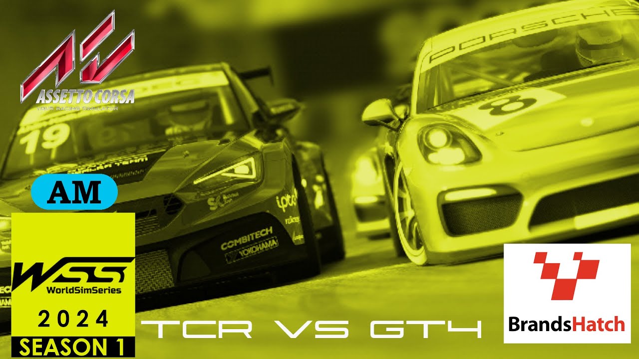 World Sim Series | TCR vs GT4 - Brands Hatch de A tot Drap Simulador