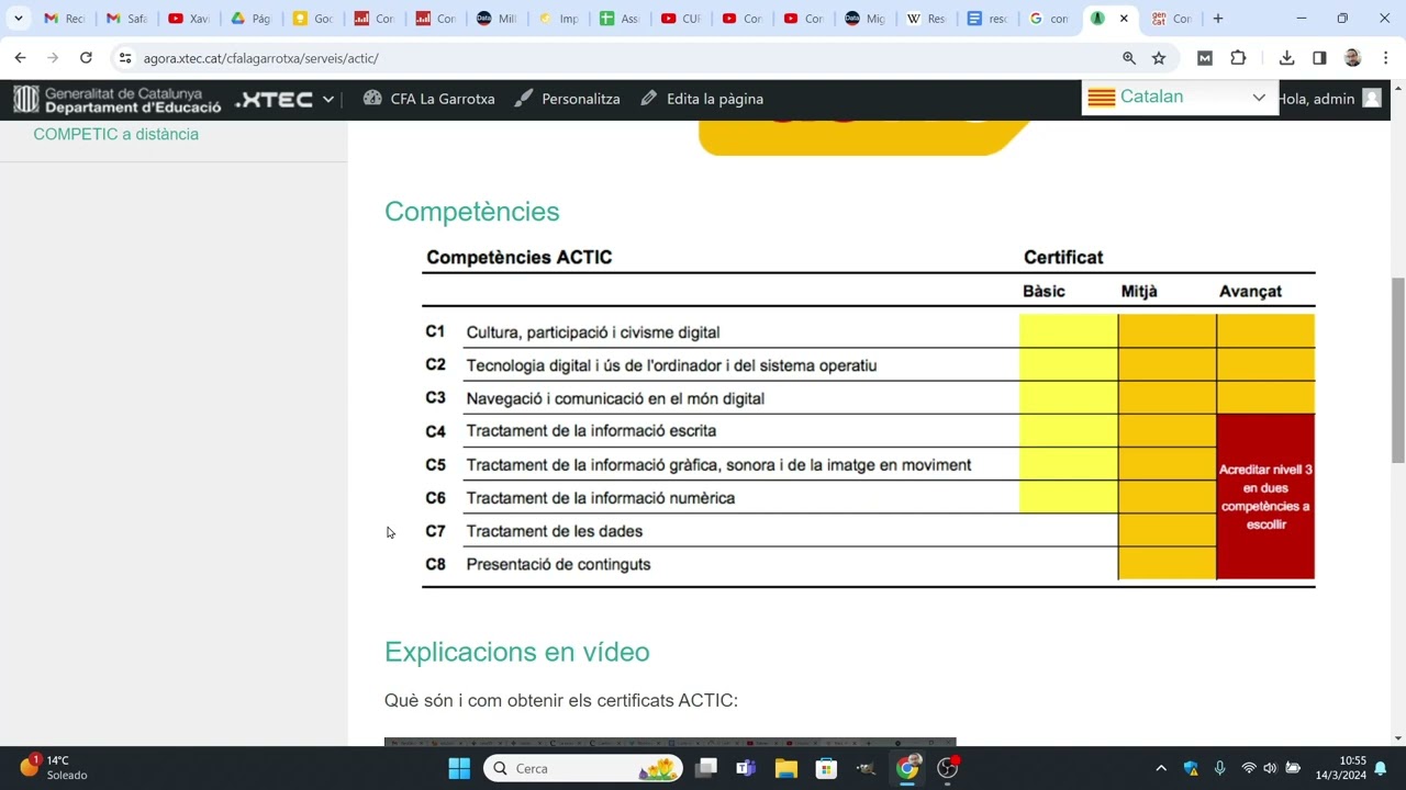 Quines competències #ACTIC són les més fàcils i quines són les més interessants? de Xavier Àgueda COMPETIC