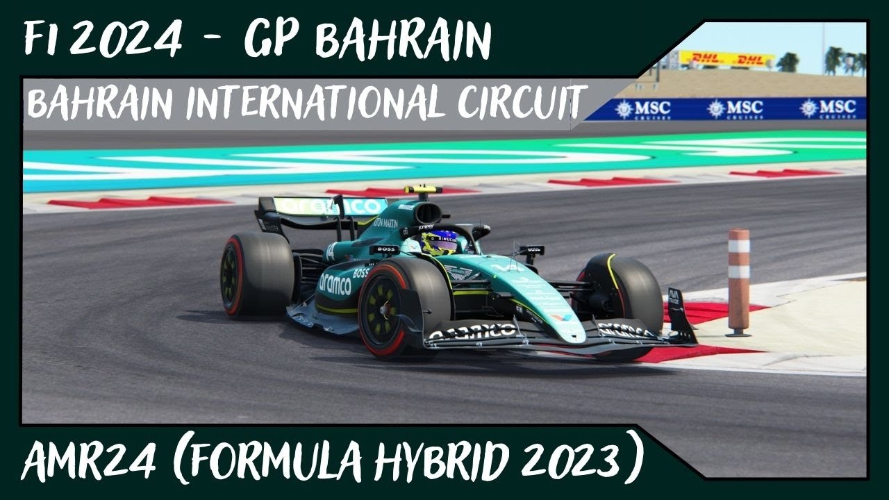 F1 2024 - GP Bahrain @ Bahrain International Circuit // AMR24 (Formula Hybrid 2023) // #1 de Alvamoll7