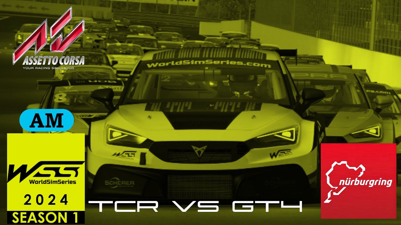 World Sim Series | TCR vs GT4 - Nurburgring de A tot Drap Simulador