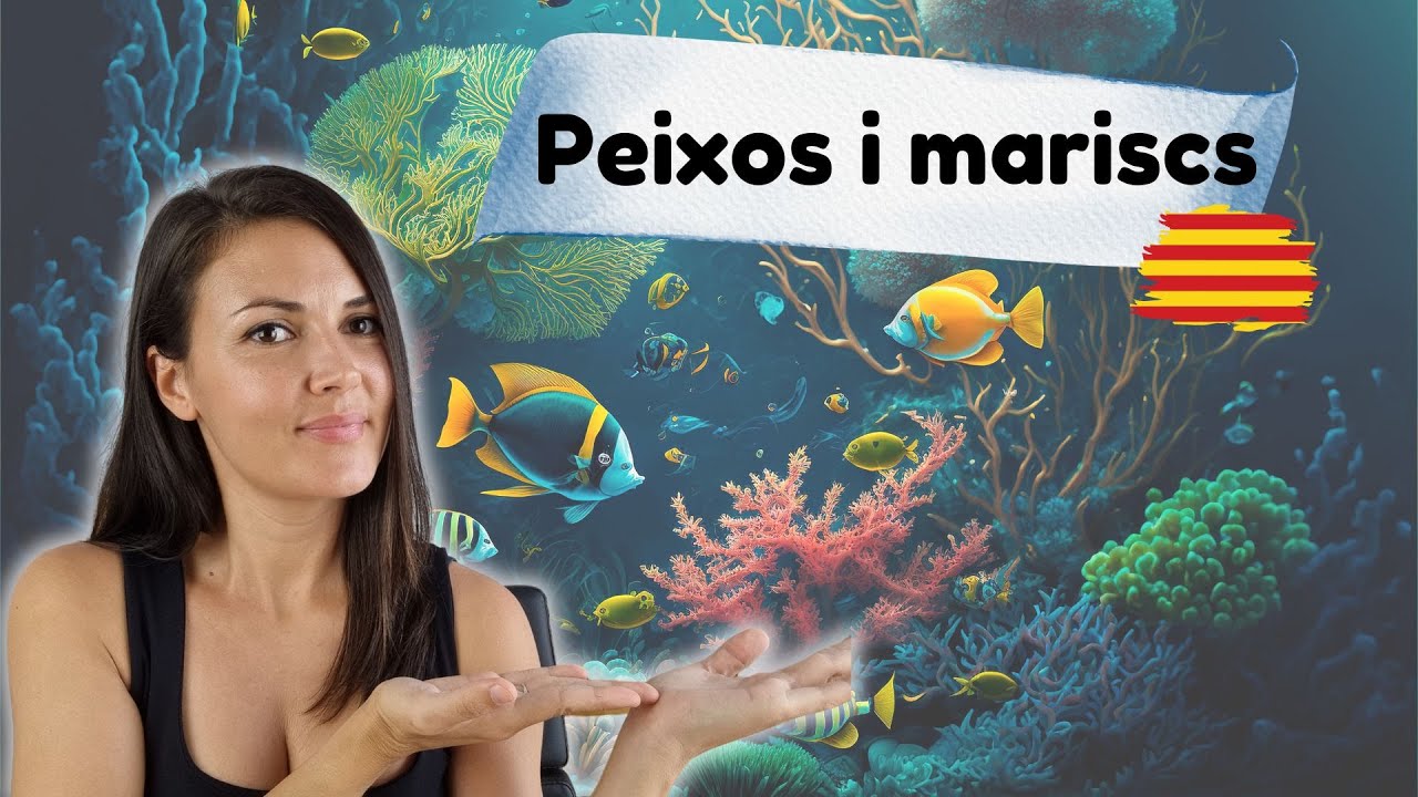 🐟 Vocabulari de PEIXOS i MARISCS en català | FRASES FETES amb peixos! de Parlem d'escriure en català