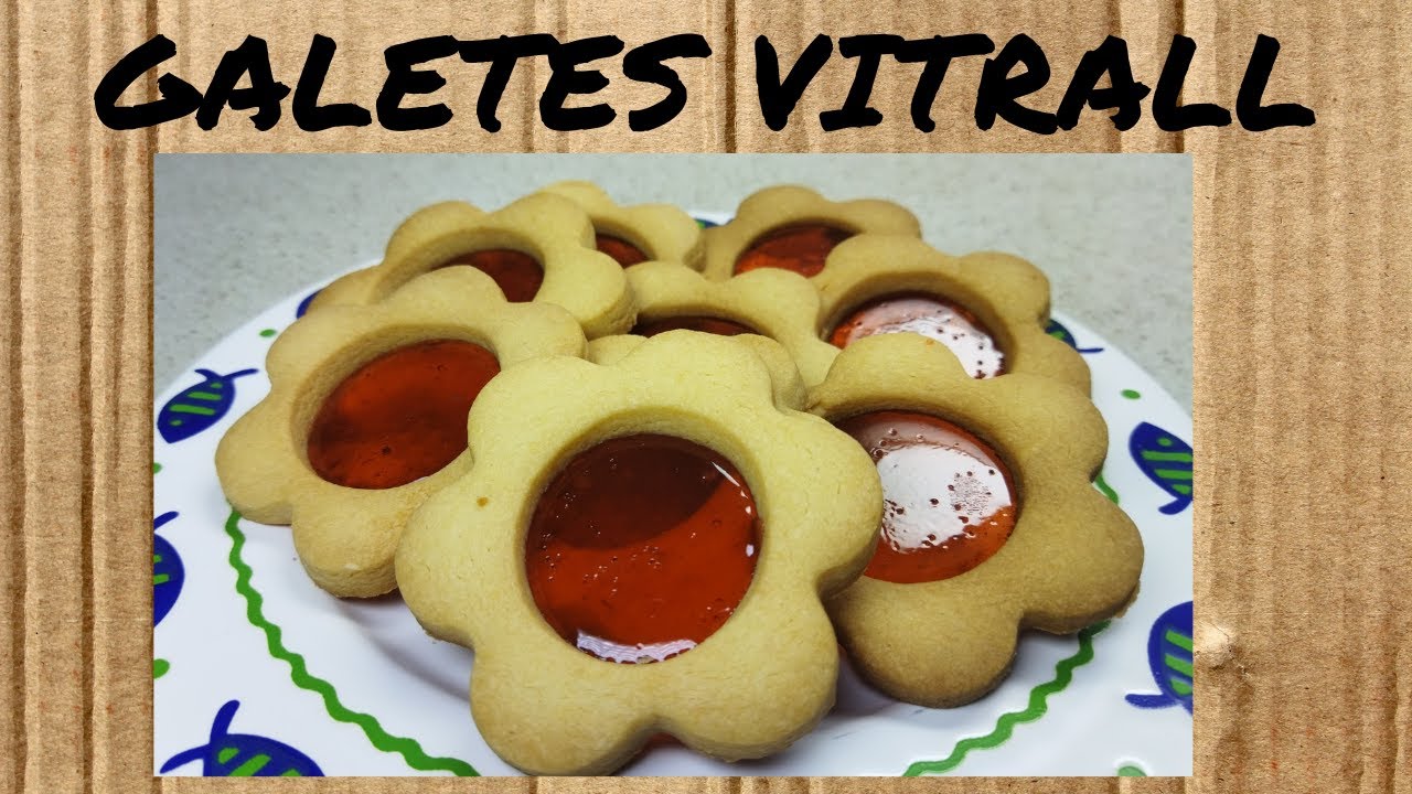 GALETES VITRALL - recepta CASOLANA - galetes de MANTEGA - SUCRE - dolços en CATALÀ de Dolça Terra