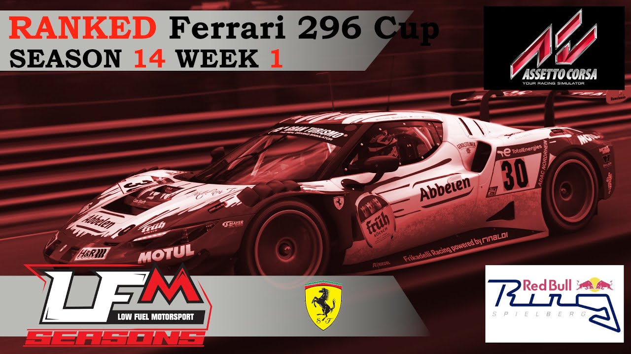 LFM | Ferrari 296 Cup | Week 1 - Spielberg | Season 14 de A tot Drap Simulador