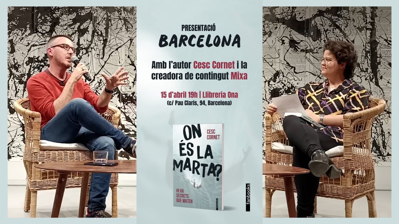 Presentació "On és la Marta?" amb Cesc Cornet de Paraula de Mixa
